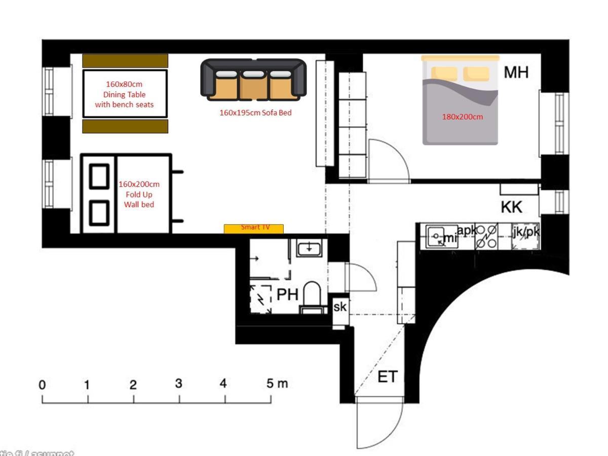 Апартаменты Scandic Primo - Malminkatu 49m2 *